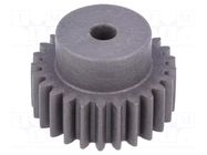 Spur gear; whell width: 35mm; Ø: 56mm; Number of teeth: 26; ZCL ELESA+GANTER