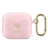 Guess GUA3UCG4GP AirPods 3 cover pink/pink Glitter Collection, Guess