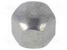 Nut; hexagonal; M10; 1.5; A2 stainless steel; 17mm; BN 13244; dome BOSSARD