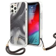 Guess Marble Collection iPhone 12 / iPhone 12 Pro Case - Gray, Guess