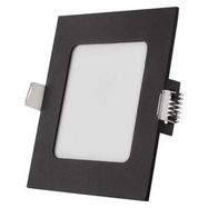 LED recessed luminaire NEXXO, square, silver, 7W, with change CCT, EMOS