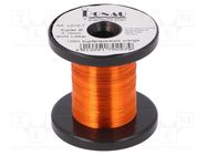 Silver plated copper wires; 0.15mm; orange; Cu,silver plated DONAU ELEKTRONIK