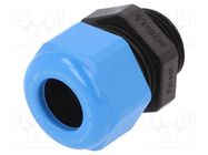 Cable gland; M20; 1.5; IP68; polyamide; black-blue HUMMEL