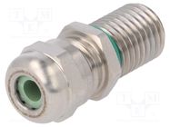 Cable gland; with long thread; M12; 1.5; IP68; stainless steel HUMMEL