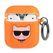 Karl Lagerfeld KLA2UCHFO AirPods cover orange / orange Choupette, Karl Lagerfeld