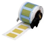 LABEL, HEAT SHRINK, 9.53MMX25.4MM, YLW