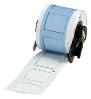 LABEL, HEAT SHRINK, 12.7MMX25.4MM, WHT