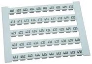 TERMINAL MARKER, NUMBER, 401 TO 450