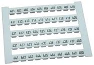 TERMINAL MARKER, NUMBER, 401 TO 450