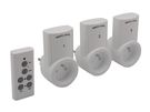 WIRELESS REMOTE CONTROL OUTLET SET (3 OUTLETS + REMOTE)