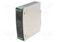 Power supply: switched-mode; for DIN rail; 75W; 48VDC; 1.6A; 90% AIMTEC