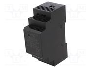 Power supply: switched-mode; for DIN rail; 24W; 12VDC; 2A; 88% AIMTEC