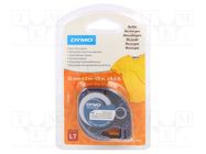Tape; 12mm; 2m; white; Character colour: black; LetraTag DYMO