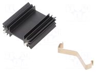 Heatsink: extruded; H; TO202,TO220,TOP3; black; L: 38.1mm; W: 35mm ALUTRONIC