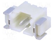 Socket; wire-board; male; 1.25mm; PIN: 2; SMT; 250V; 1A; tinned ADAM TECH