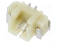 Connector: wire-board; socket; male; PIN: 2; 1A; 125V; vertical; SMT ADAM TECH