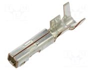 Contact; female; phosphor bronze; tinned; 0.13÷0.75mm2; crimped JST