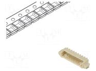 Connector: wire-board; socket; male; PIN: 9; 1A; 125V; horizontal ADAM TECH