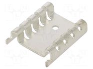 Heatsink: moulded; TO220; natural; L: 7.2mm; W: 27mm; H: 29mm; 22.5K/W ALUTRONIC