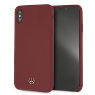 Mercedes MEHCI65SILRE iPhone Xs Max czerwony/red hardcase Silicone Line, Mercedes