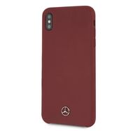 Mercedes Silicone Line Case for iPhone Xs Max - Red, Mercedes