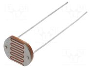 Photoresistor; 250mW; 4÷10kΩ; 560nm; THT; 250VDC; ØLED: 12mm Token