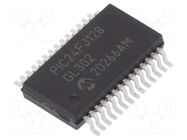 IC: PIC microcontroller; 128kB; 32MHz; SMD; UQFN28; PIC24; tube MICROCHIP TECHNOLOGY
