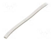 Hole and edge shield; PVC; L: 100m; white; H: 9.5mm; W: 6.5mm FATH