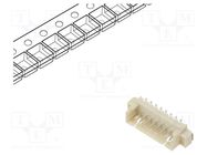 Connector: wire-board; socket; male; 1.25mm; PIN: 8; SMT; 250V; 1A ADAM TECH