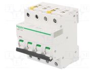 Circuit breaker; 400VAC; Inom: 6A; Poles: 4; for DIN rail mounting SCHNEIDER ELECTRIC