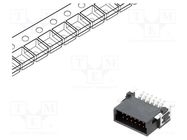 Connector: PCB to PCB; male; PIN: 12; 1.27mm; -55÷125°C; UL94V-0 ADAM TECH