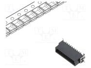 Connector: PCB to PCB; male; PIN: 20; 1.27mm; -55÷125°C; UL94V-0 ADAM TECH