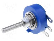 Potentiometer: shaft; single turn; 1kΩ; 2W; ±10%; 3.18mm; linear BOURNS