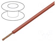 Wire; FLYW; 1x1.5mm2; stranded; Cu; PVC; red; 60V; 100m BQ CABLE