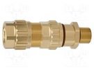 Cable gland; M20; 1.5; IP66,IP67,IP68; brass; Body plating: none HUMMEL