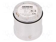 Module: light signaller; transparent; bulb BA15D; 12÷240VDC; IP65 SIEMENS
