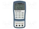 LCR meter; LCD; (10000),(40000); 1,5x/s; 40pF÷20mF; 40uH÷1kH; 348g B&K PRECISION