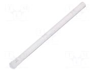 Fiber for LED; Ø3.2mm; L: 45mm; round; Front: flat; straight MENTOR