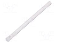 Fiber for LED; Ø3.2mm; L: 45mm; round; Front: flat; straight MENTOR