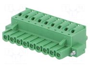 Connector: pluggable terminal block; plug; female; 12A; 320V; 1x9 PHOENIX CONTACT