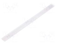 Cover for LED profiles; white; 20m; Kind of shutter: C; push-in TOPMET