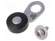 Driving head; lever R 34,5mm, plastic roller Ø19mm TELEMECANIQUE SENSORS