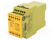 Module: safety relay; 120VAC; 24VDC; for DIN rail mounting PILZ