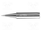 Tip; conical sloped; 0.8mm; AT-937A,AT-980E,MS-300,ST-2065D ATTEN