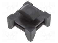 Holder; for cable ties,for profiles; Width of the groove: 8mm 