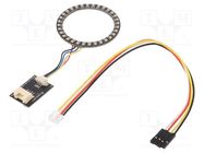 LED ring; 5VDC; RGB; 2.5W; 120°; No.of diodes: 32; Dim: Ø51mm; 5mA LUMEX