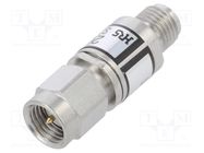 Attenuator; SMA male,SMA female; straight; 50Ω; for cable; PTFE HIROSE