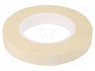 Tape: electrical insulating; W: 19mm; L: 50m; Thk: 0.21mm; white H-OLD