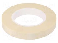 Tape: electrical insulating; W: 19mm; L: 50m; Thk: 0.21mm; white H-OLD
