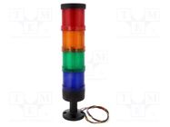Signaller: signalling column; LED; red/orange/green/blue; 230VAC SPAMEL